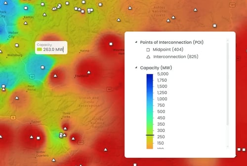 poi heatmap for grid capacity planning